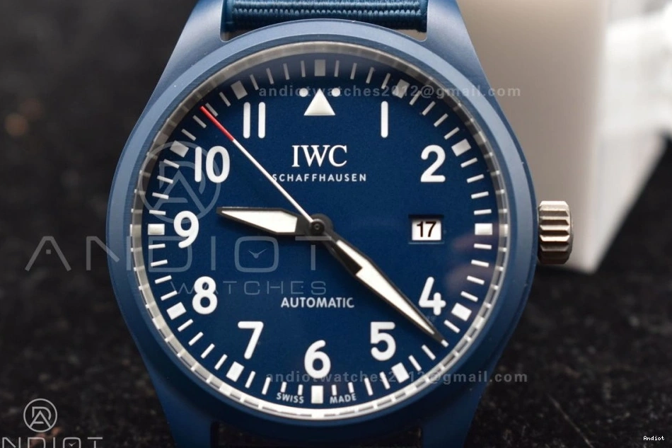 Strap Blue 'Laureus Edition A2892 Blue Pilot Best for Watch on Good' of Ceramic M+F Sport Nylon 0311
